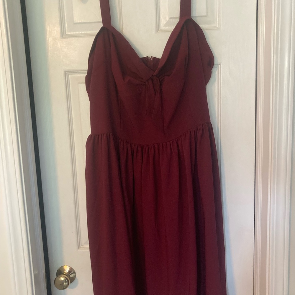 Pinup Couture Burgundy Renee